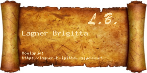 Lagner Brigitta névjegykártya